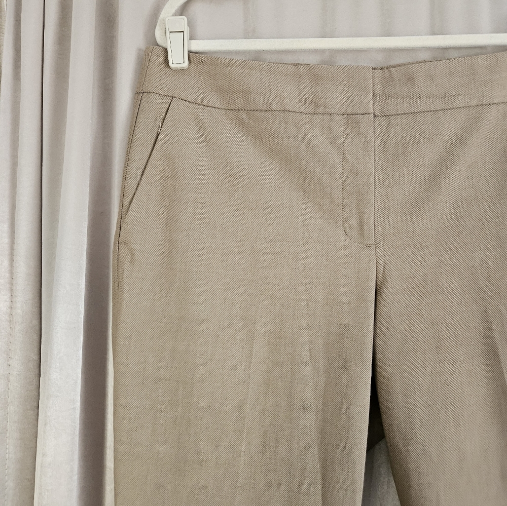 NWOT Talbots tan Heritage trousers slacks pants Womens 10 - Picture 6 of 10
